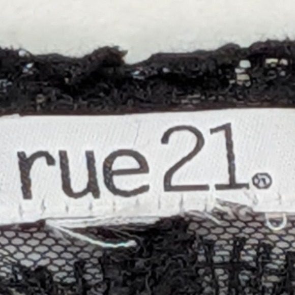 Rue21 Open Lace Duster Kimono Womens OSFA Black Whimsigoth Dark Fairy Boho-Chic - Picture 10 of 10